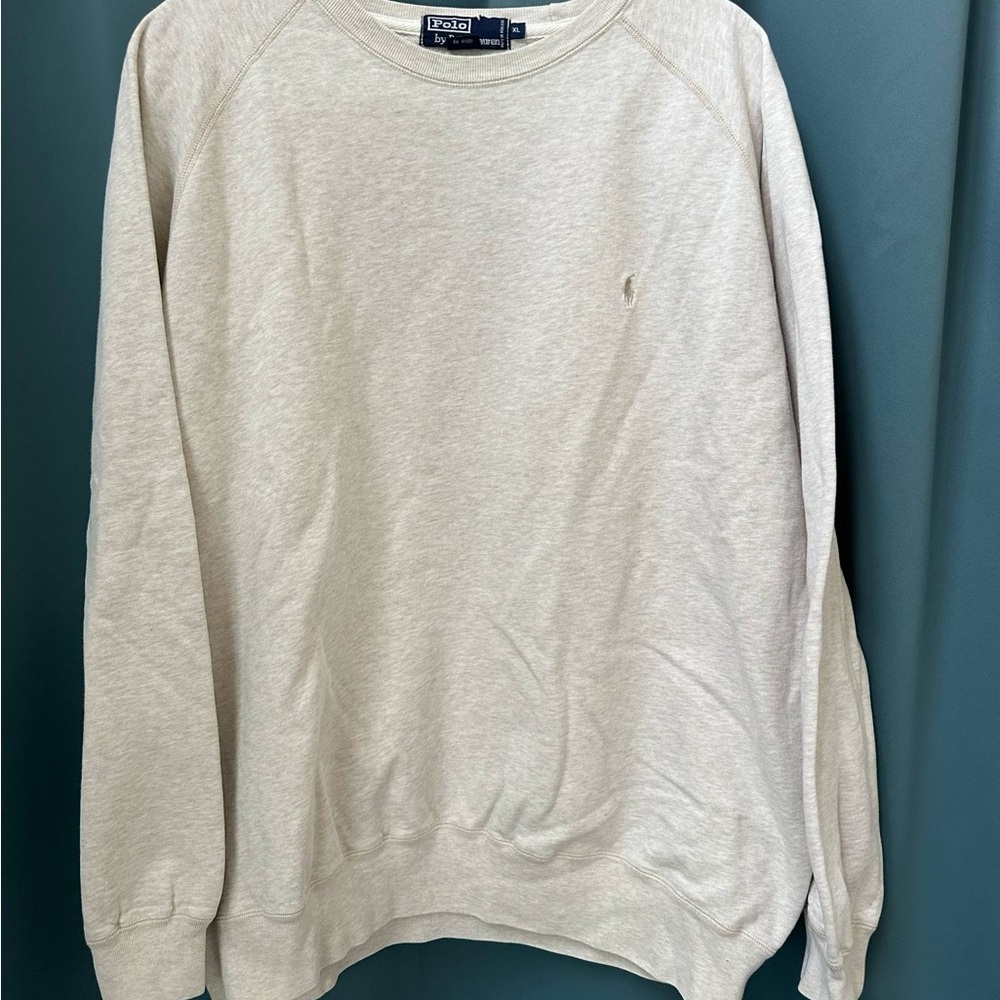 Polo by Ralph Lauren Cream Knit Crewneck Sweater
